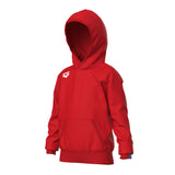Junior Team Hooded Sweatshirt Panel - Rød