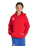Junior Team Hooded Sweatshirt Panel - Rød