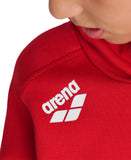 Junior Team Hooded Sweatshirt Panel - Rød