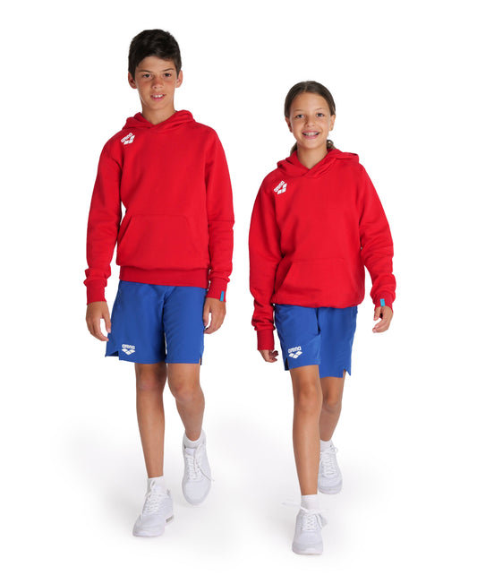 Junior Team Hooded Sweatshirt Panel - Rød
