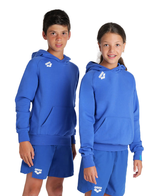 Junior Team Hooded Sweatshirt Panel - Royal Blå