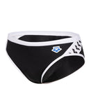 MEN’S ARENA ICONS SWIM BRIEFS SOLID - BLACK