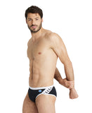 MEN’S ARENA ICONS SWIM BRIEFS SOLID - BLACK