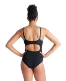 Bodylift badedragt til kvinder – Cloe Strap Back, sort/multi
