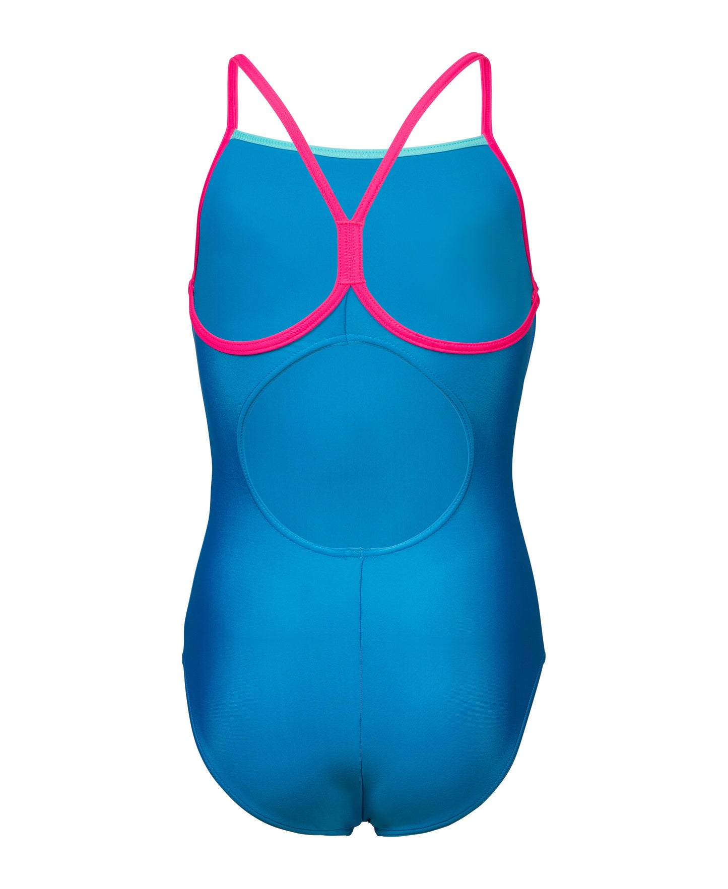 GIRL'S ARENA SWIMSUIT LIGHT DROP SOLID BLUE CHINA