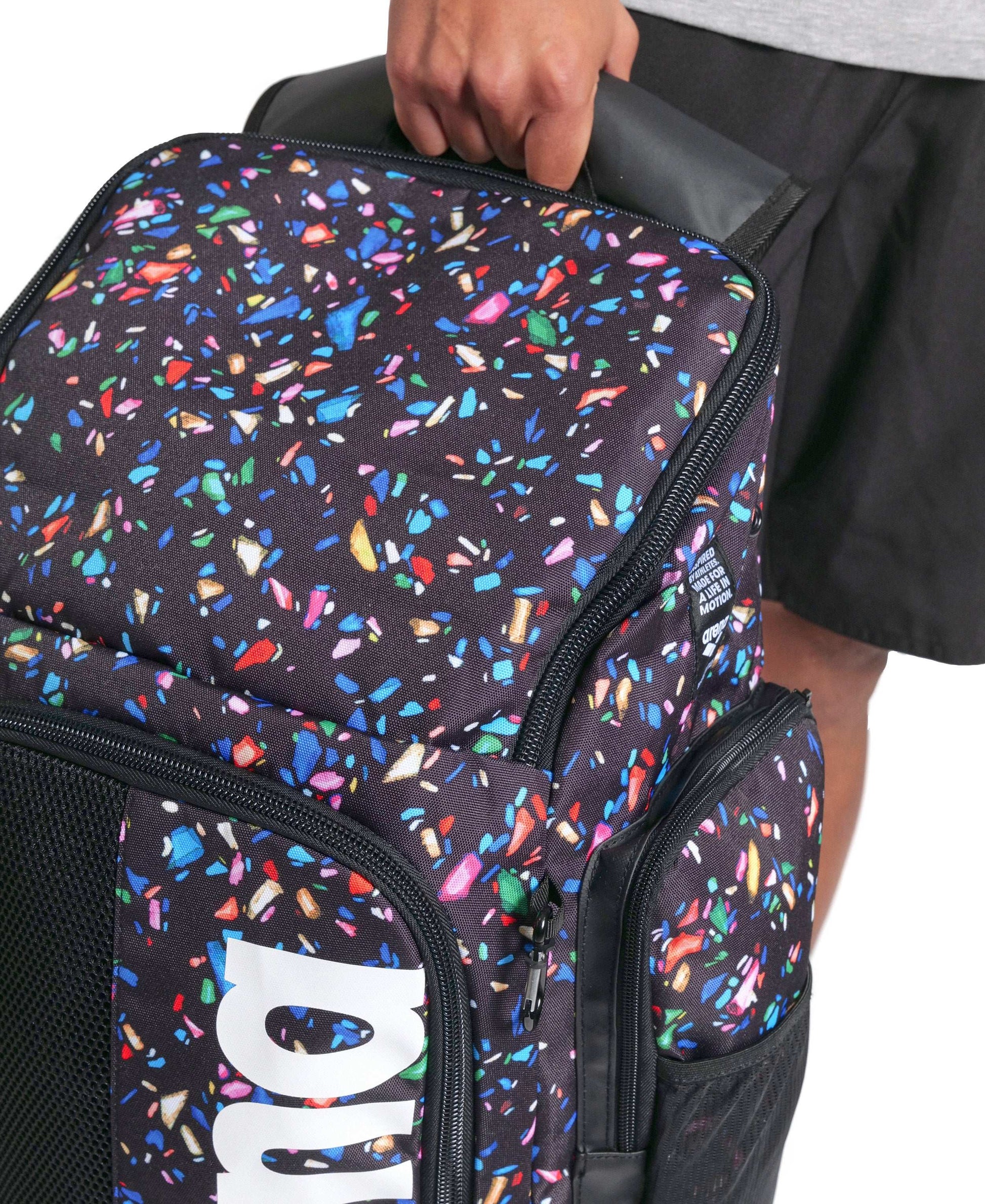 SPIKY III BACKPACK - CONFETTI BLACK
