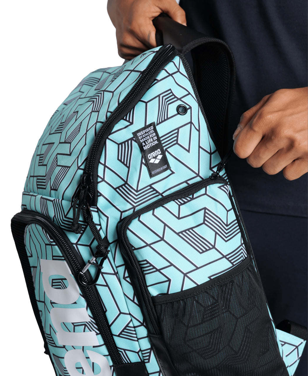 SPIKY III BACKPACK 45 ALLOVER - BLUE