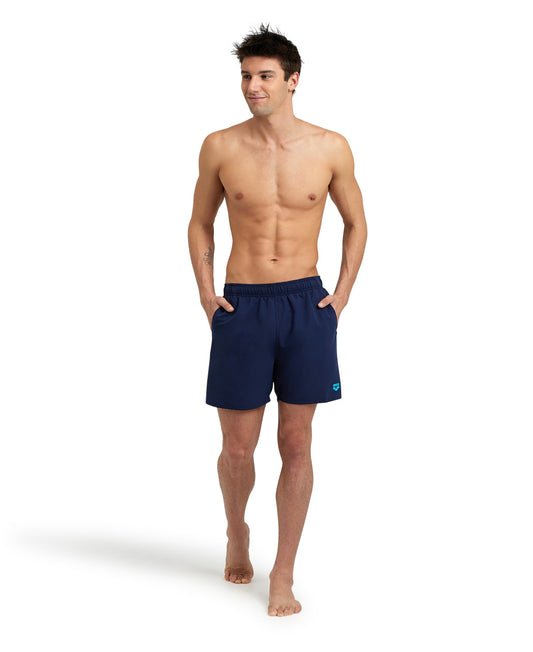 FUNDAMENTALS BOXER R NAVY-TURQUOISE