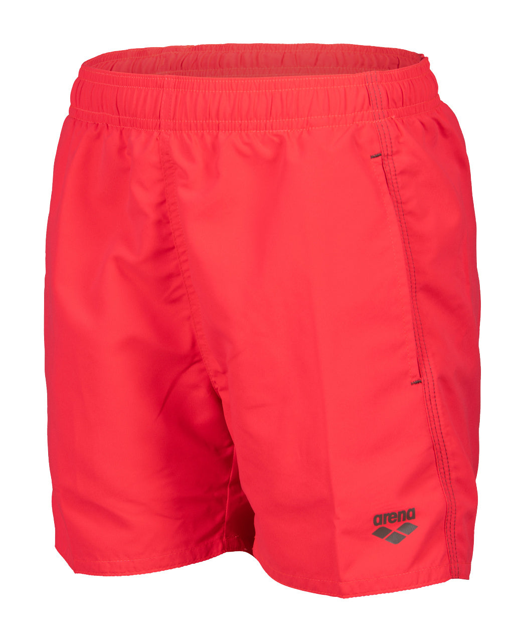 BOYS' BEACH BOXER SOLID - Fluor Red