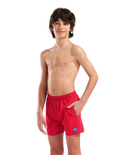 Drenge Badeshorts Solid R - Rød