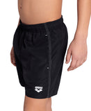 BOYS' BEACH BOXER SOLID - BLACK