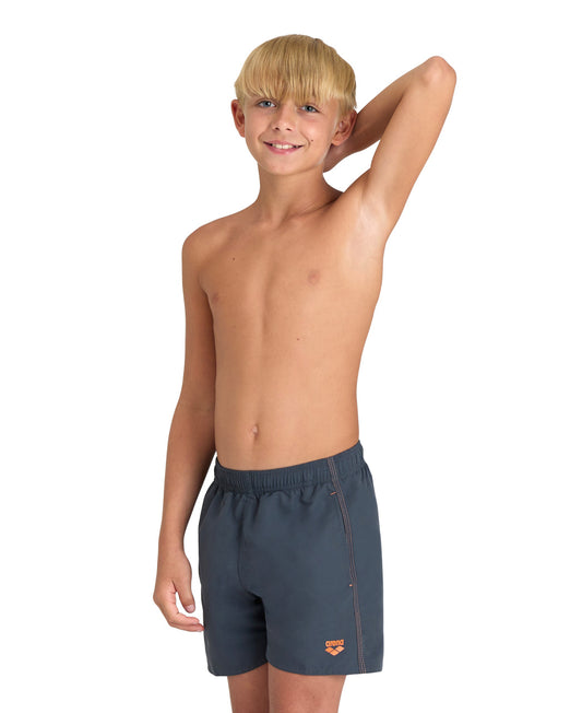 BOYS' BEACH BOXER SOLID - Asphalt Orange