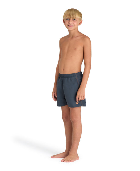 BOYS' BEACH BOXER SOLID - Asphalt Orange
