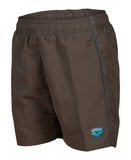 BOYS' BEACH BOXER SOLID R - BROWN