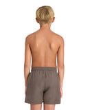 BOYS' BEACH BOXER SOLID R - BROWN