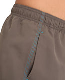 BOYS' BEACH BOXER SOLID R - BROWN