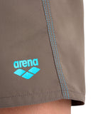 BOYS' BEACH BOXER SOLID R - BROWN
