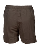 BOYS' BEACH BOXER SOLID R - BROWN