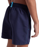 BOYS' BEACH BOXER SOLID - NAVY BLUE