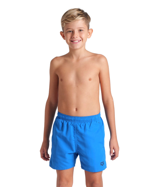 BOYS' BEACH BOXER SOLID - BLUE