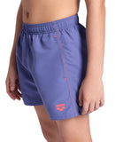 BOYS' BEACH BOXER SOLID R - LILLA
