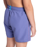 BOYS' BEACH BOXER SOLID R - LILLA