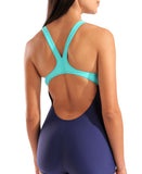 W KAORI COMBINAISON R NAVY-WATER