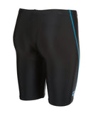 Arena Logo Print Swim Jammer Dreng – Sort/Turkis