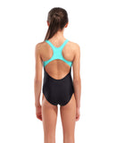 GIRL'S ARENA KIKKO V SWIMSUIT SWIM PRO BACK BLACK