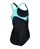 GIRL'S ARENA KIKKO V SWIMSUIT SWIM PRO BACK BLACK
