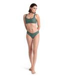 ARENA TEAM STRIPE BIKINI BRALETTE - SAGE