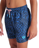 BOY'S ARENA WATER PRINTS BEACH BOXER AO