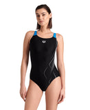 ARENA DIVE SWIMSUIT SWIM PRO BACK - BLACK/BLUE