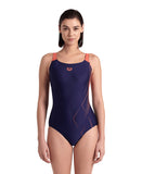 ARENA DIVE SWIMSUIT SWIM PRO BACK - NAVY CALYSPO CORAL