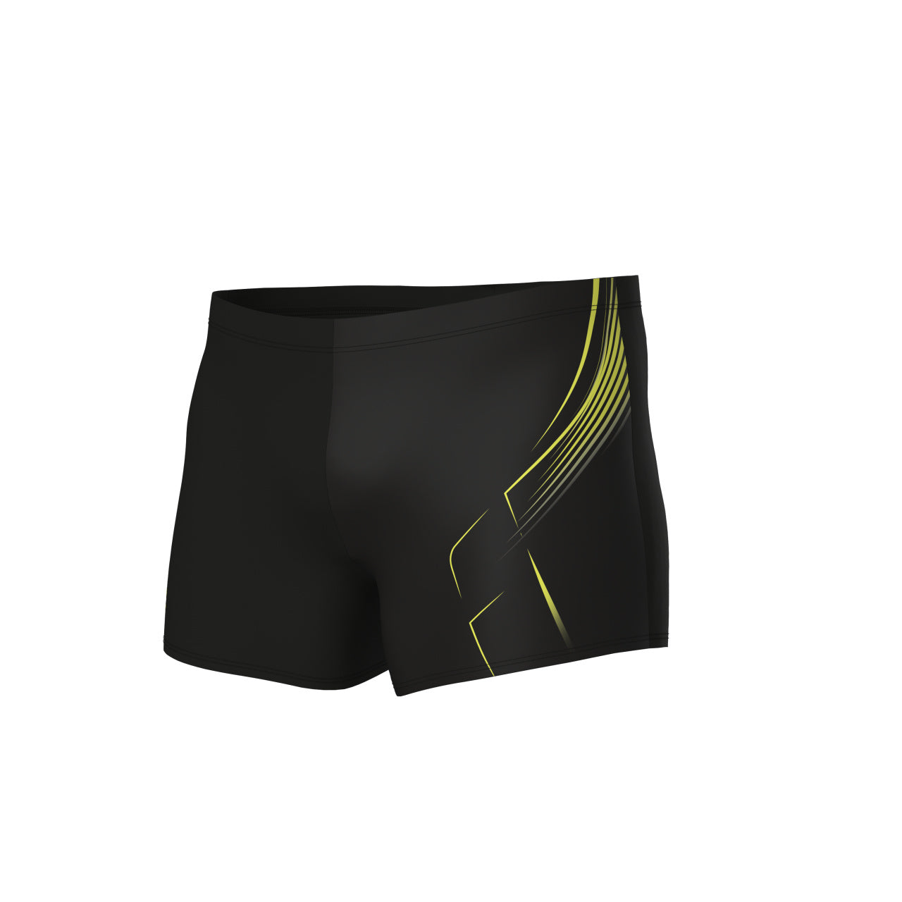 ARENA DIVE SWIM - BLACK-SOFT GREEN