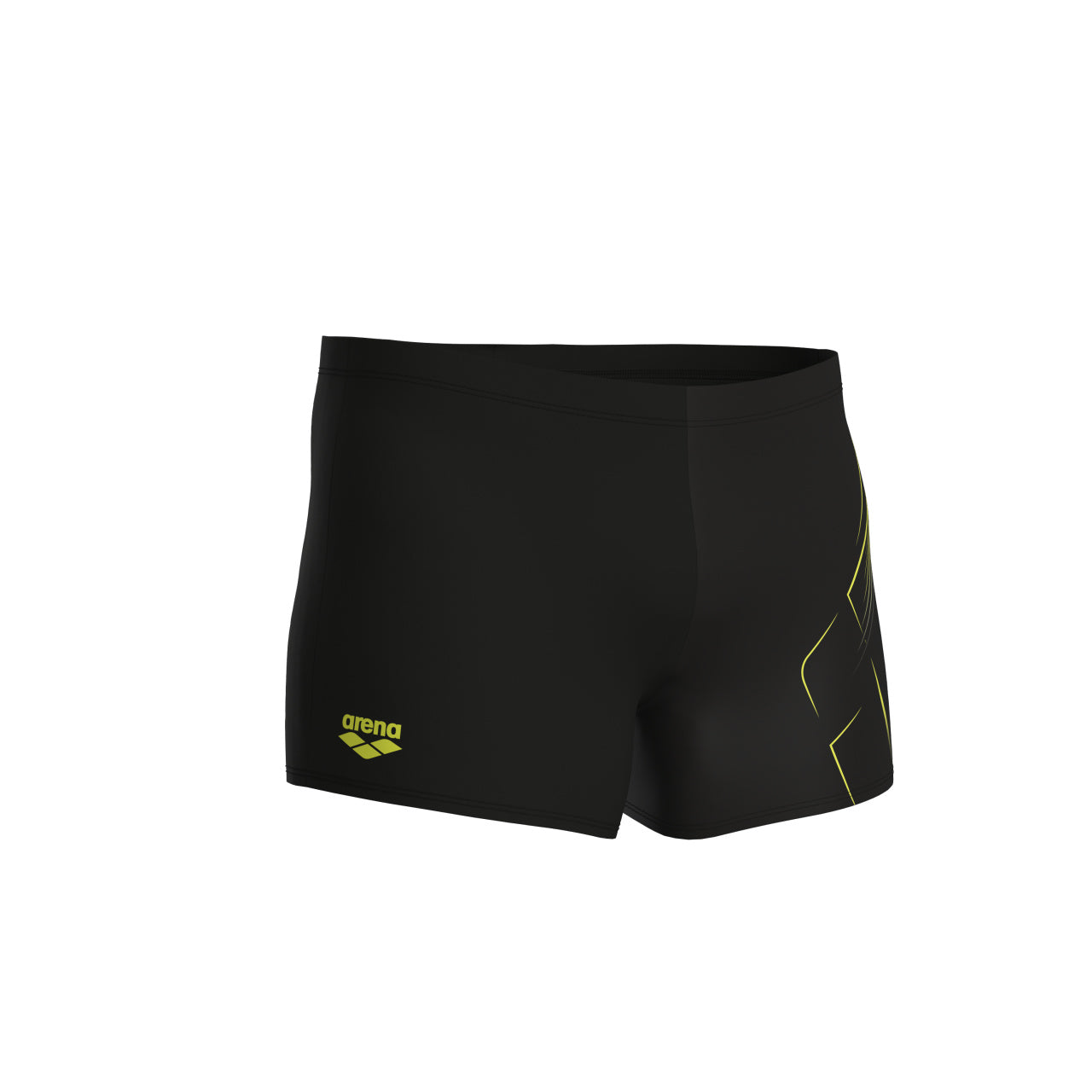 ARENA DIVE SWIM - BLACK-SOFT GREEN