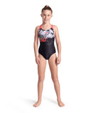 ARENA SPLASH POINT SWIMSUIT V BACK - BLACK