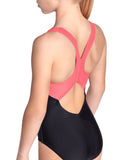 ARENA SPLASH POINT SWIMSUIT V BACK - BLACK