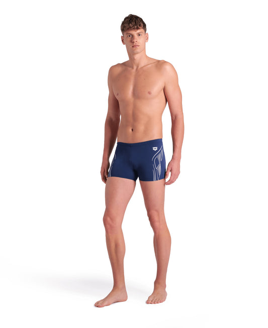 MEN'S ARENA REFLECTING SWIM SHORT - BLUE