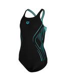 ARENA REFLECTING SWIMSUIT SWIM PRO BACK - BLACK