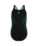 ARENA REFLECTING SWIMSUIT SWIM PRO BACK - BLACK