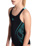 ARENA REFLECTING SWIMSUIT SWIM PRO BACK - BLACK
