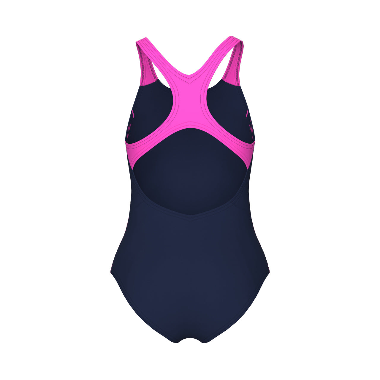 ARENA REFLECTING SWIMSUIT SWIM PRO BACK - NAVY/PINK