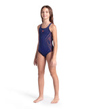 ARENA REFLECTING SWIMSUIT SWIM PRO BACK - NAVY BLUE