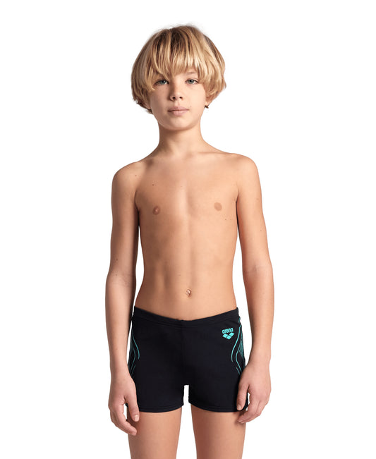 ARENA REFLECTING SWIM SHORTS - BLACK