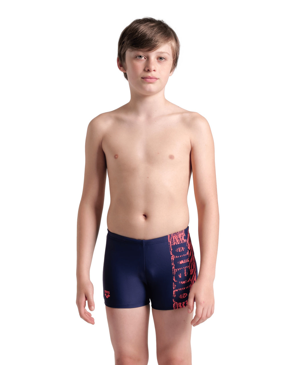 BOY'S ARENA SHAKING SWIM SHORT - NAVY BLUE