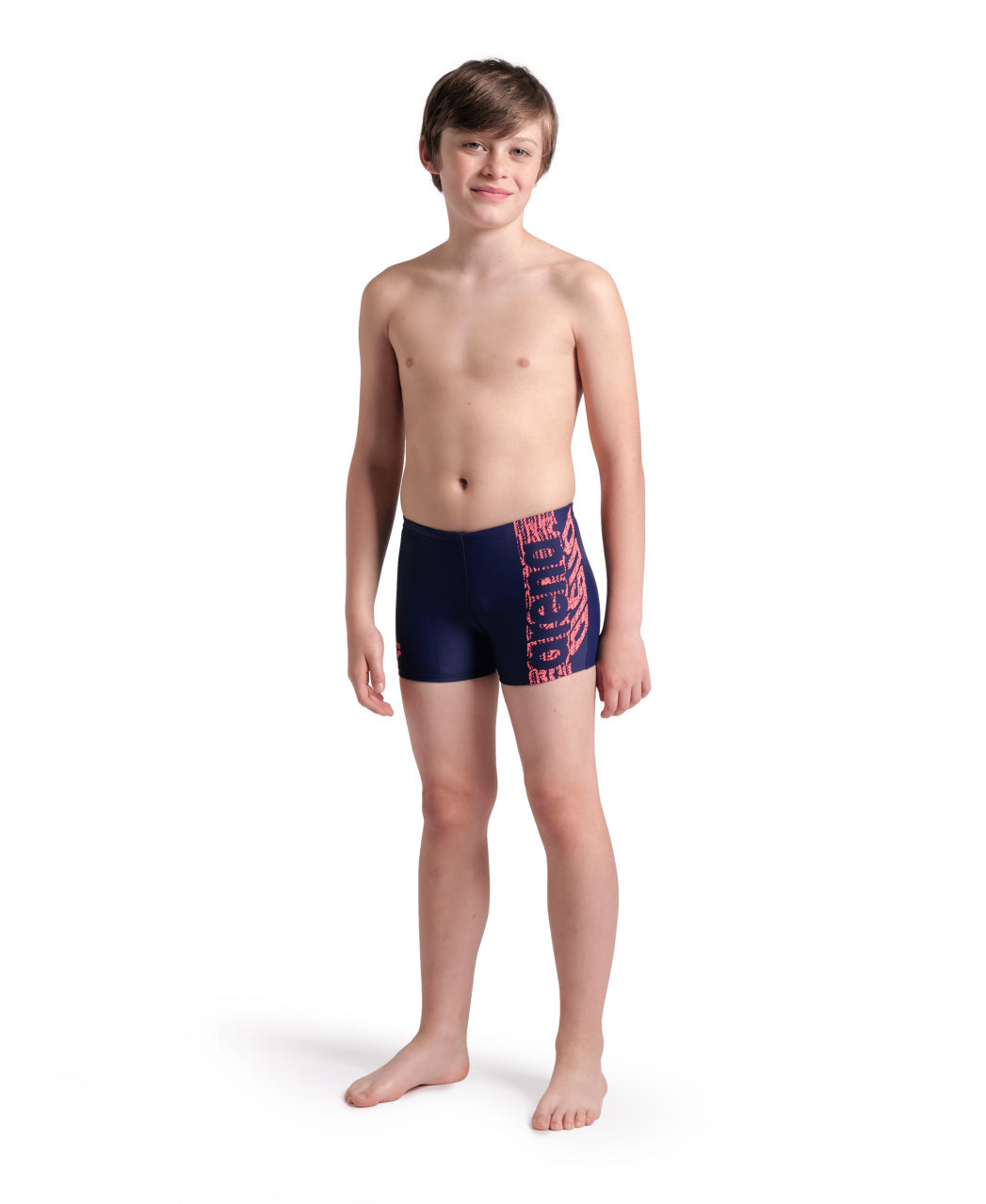 BOY'S ARENA SHAKING SWIM SHORT - NAVY BLUE