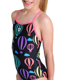 GIRL'S ARENA BALLOONS SWIMSUIT LIGHTDROP BACK