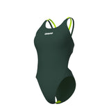 WOMEN'S ARENA SWIMSUIT TECH MULTI SOLID DARK SAGE