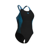 ARENA OPENINGS SWIMSUIT V BACK - BLACK/BLUE